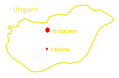 Kalocsa in Ungarn